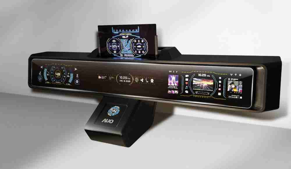 PA直营Micro LED沉浸式车舱显示方案结合 可卷式、、、可伸缩的Micro LED应用并可呈现不同的质感纹路，，，，展现人性化设计